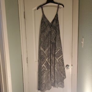Chic Asymmetrical Gray Women's Dress